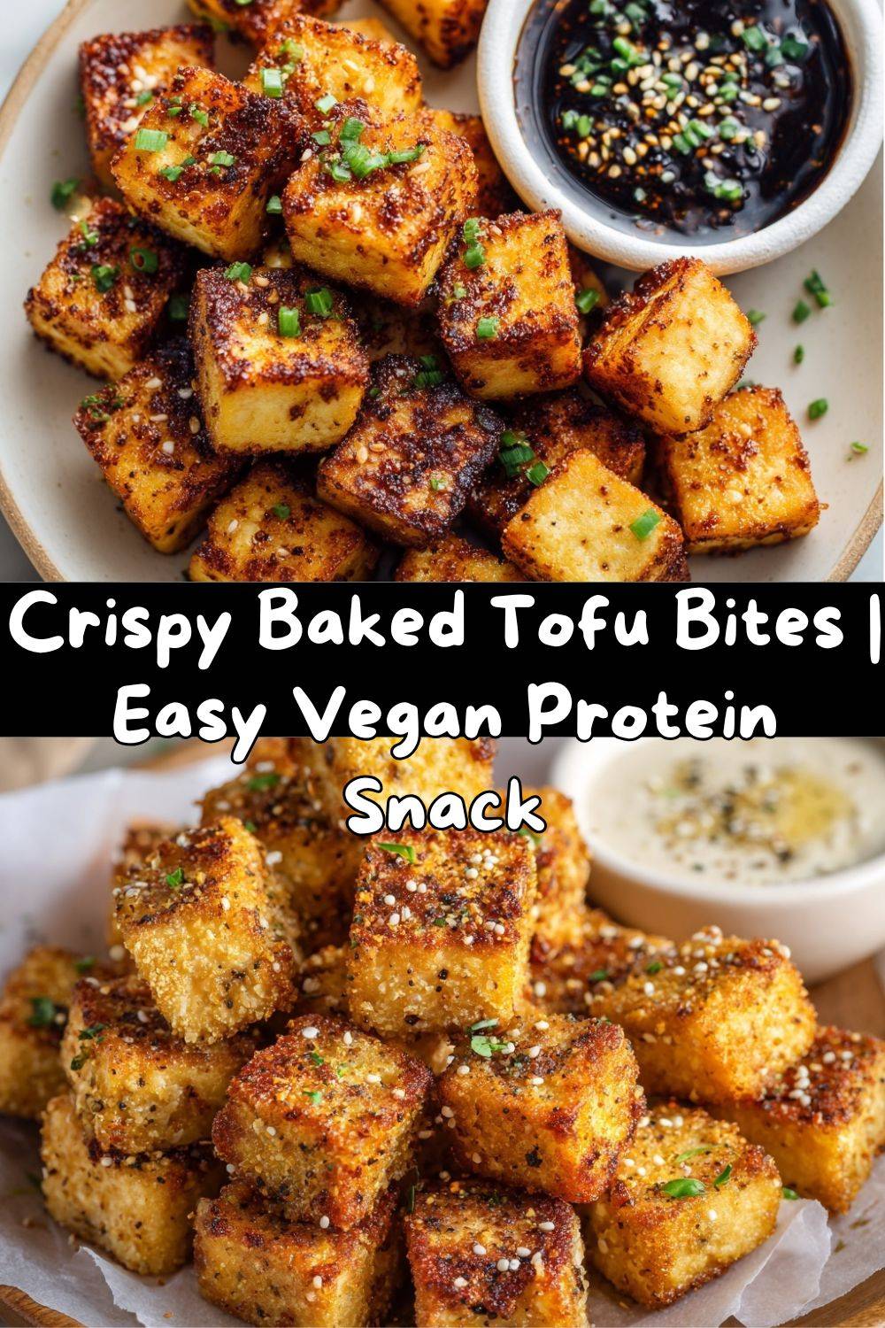Crispy Baked Tofu Bites