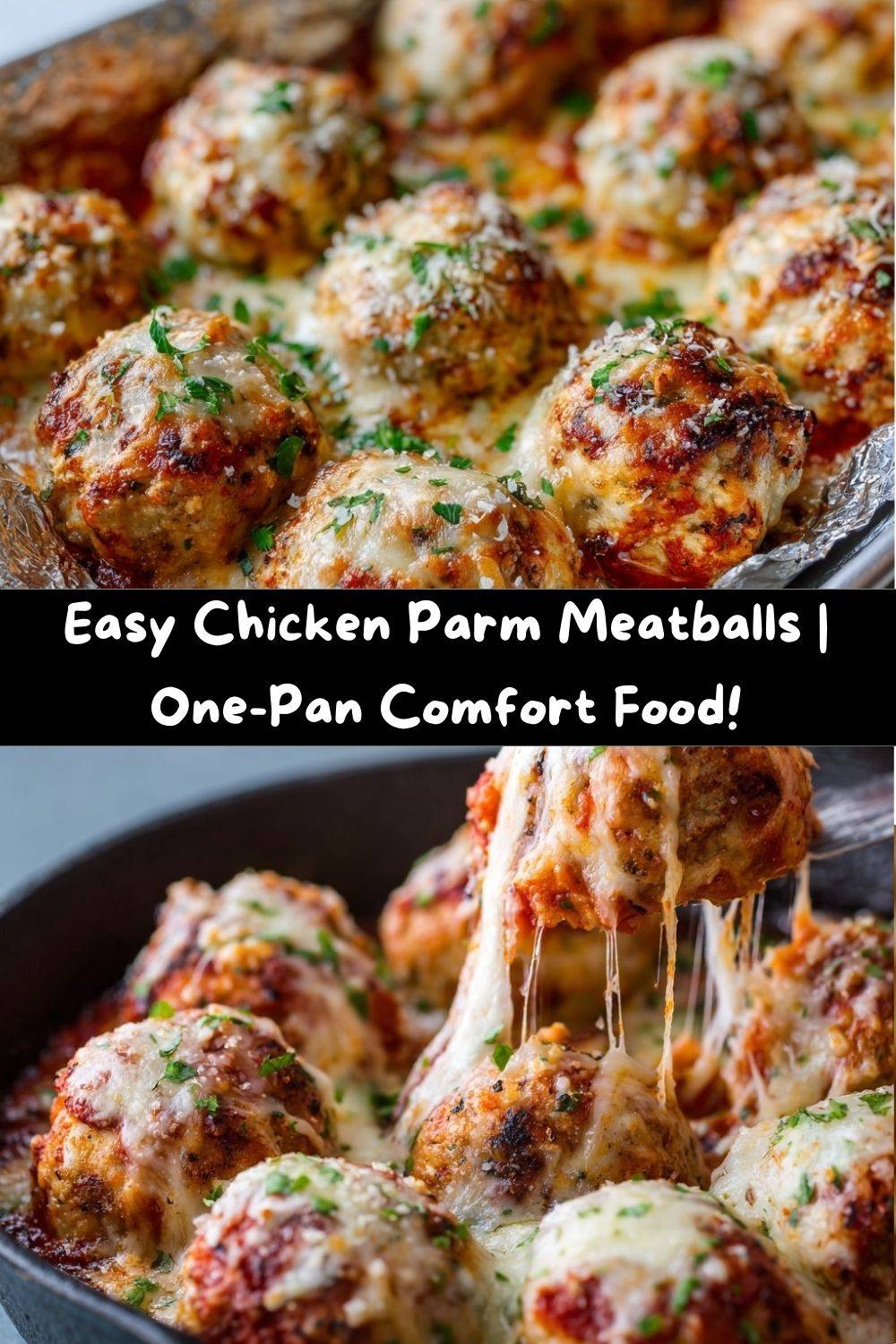 Easy Chicken Parm Meatballs
