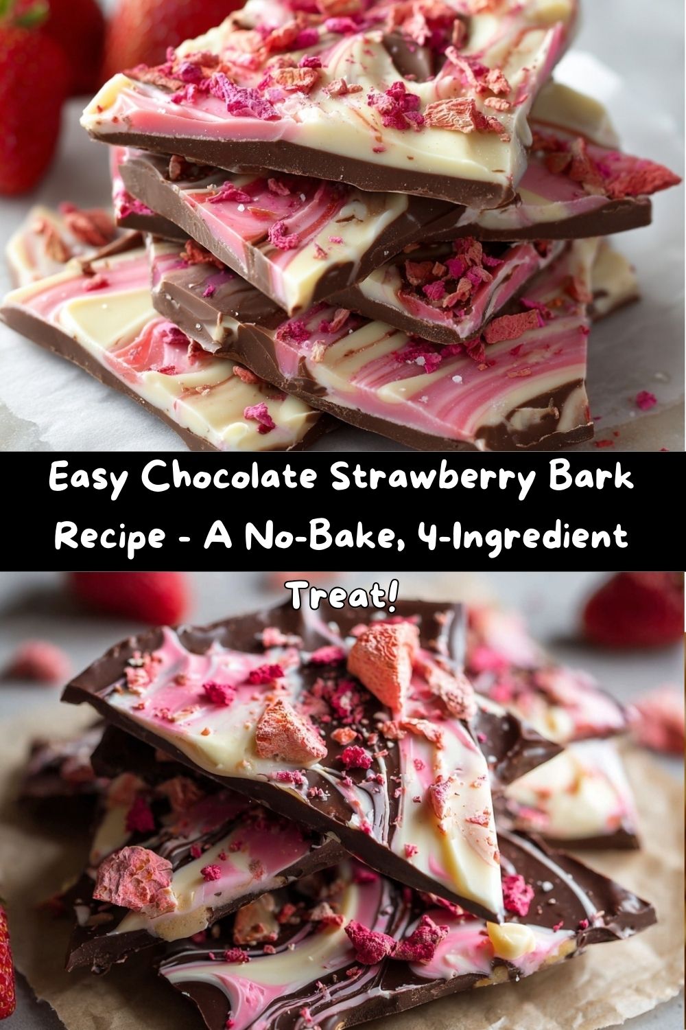 Chocolate Strawberry Bark