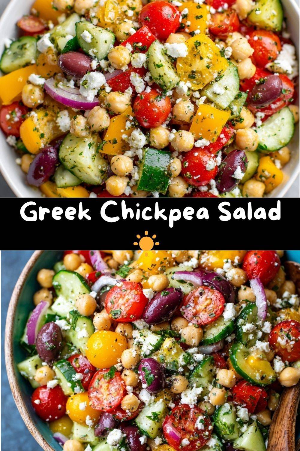 Greek Chickpea Salad 