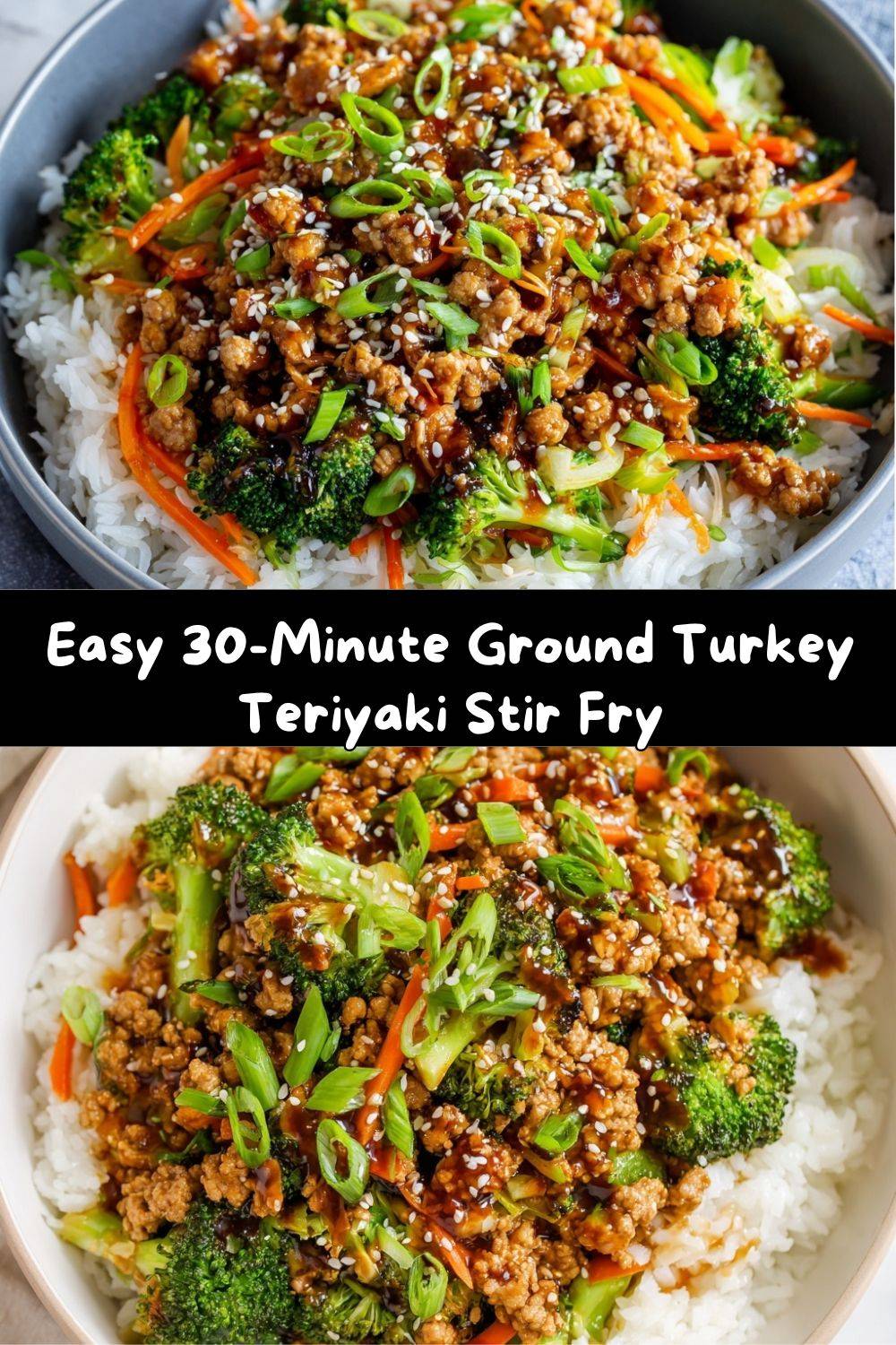 Ground Turkey Teriyaki Stir Fry