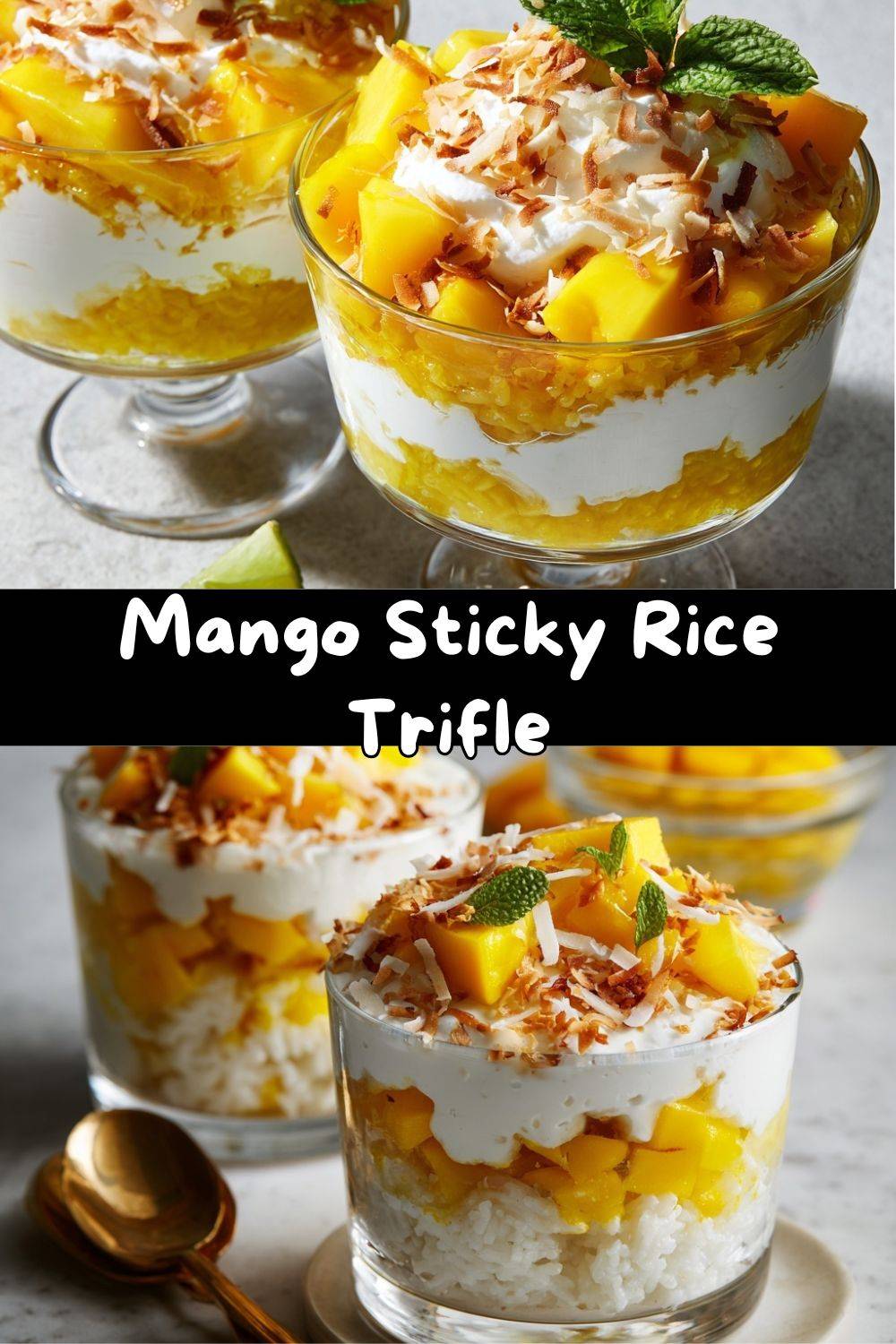 Mango Sticky Rice Trifle