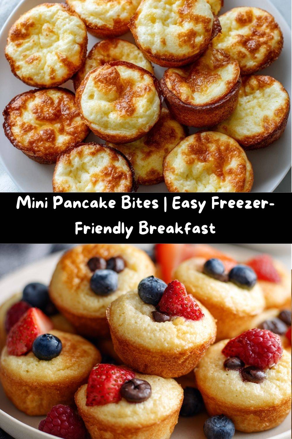 Mini Muffin Tin Pancake Bites