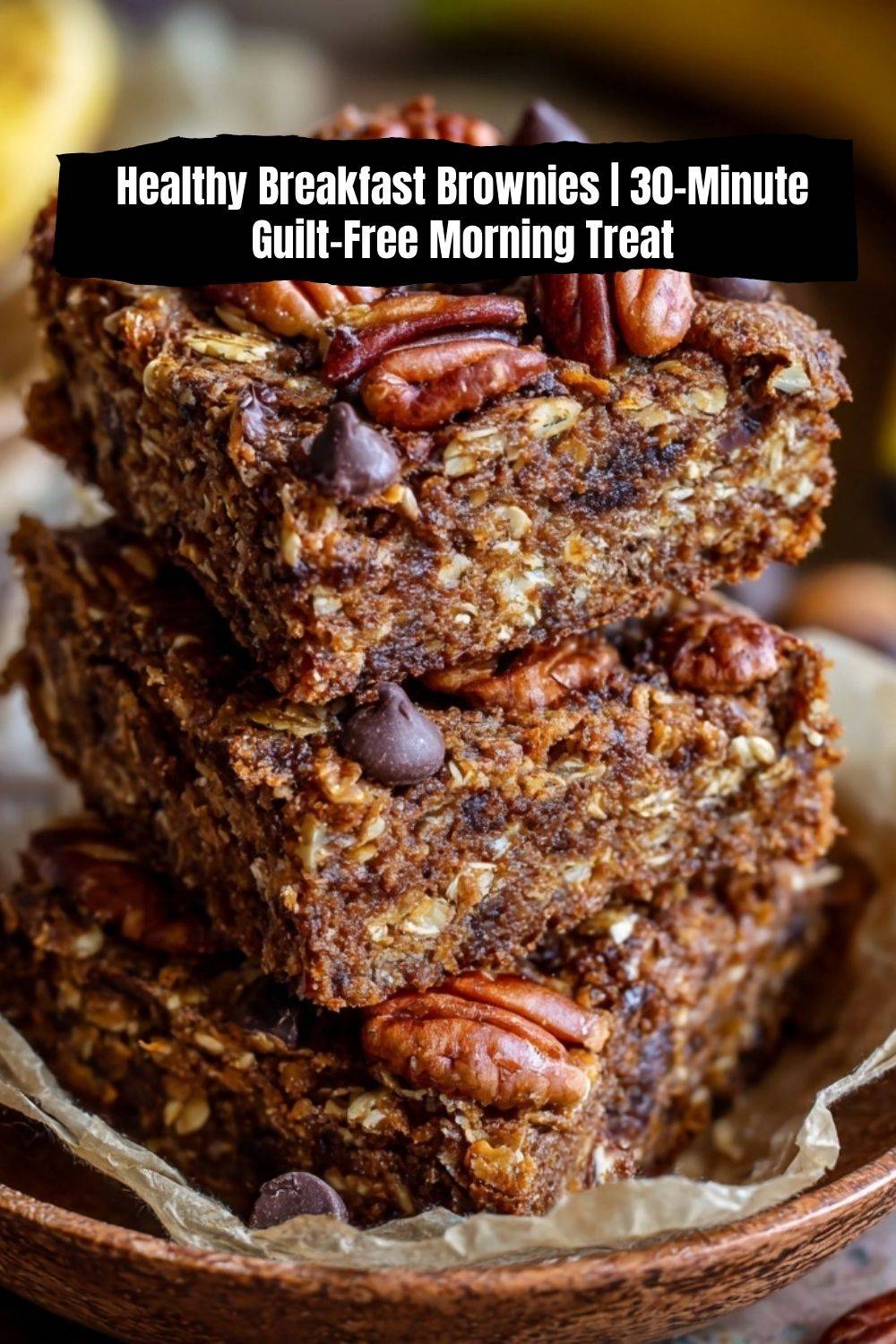 Healthy Breakfast Brownies