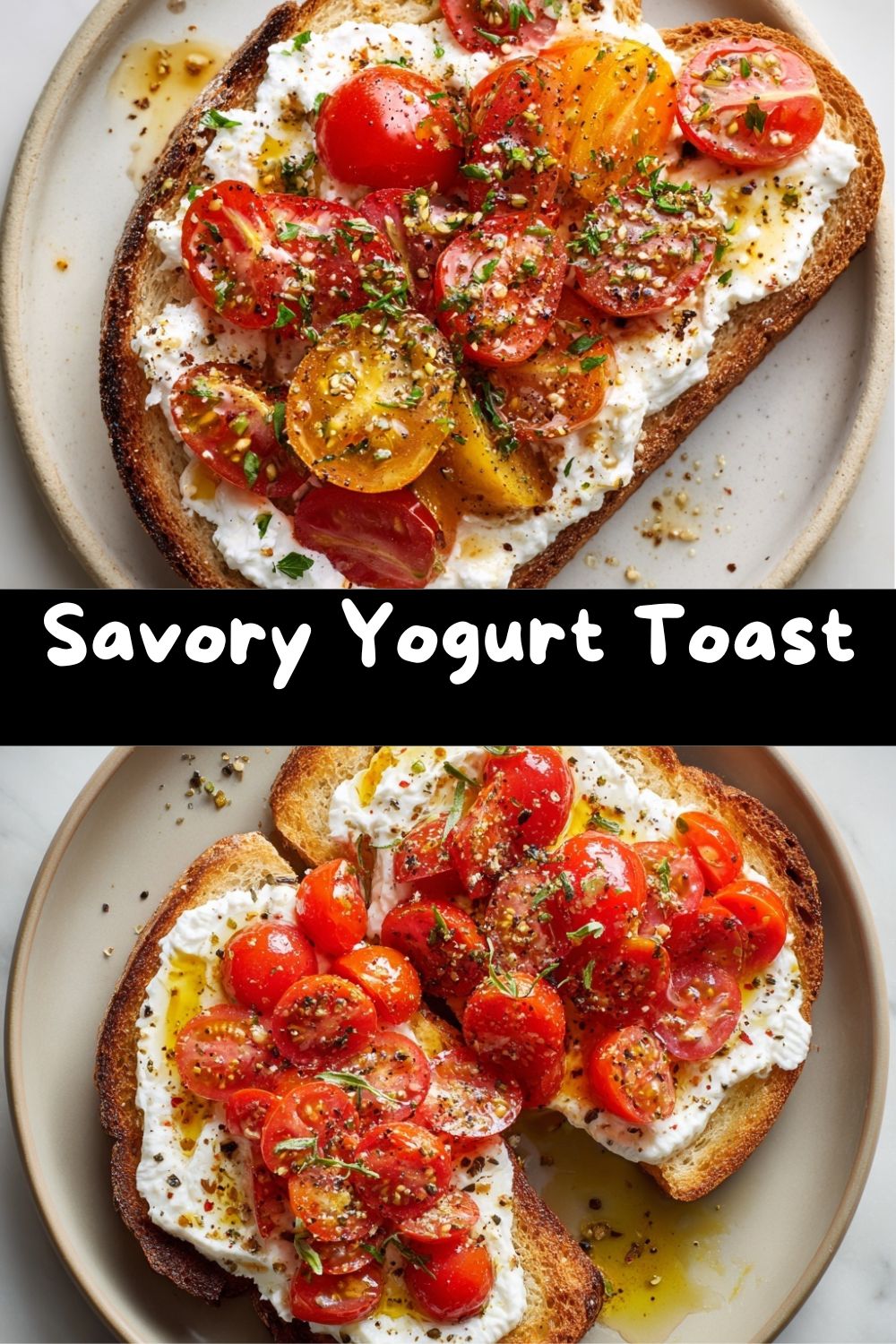 Savory Yogurt Toast 