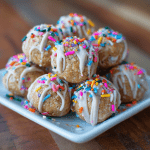 Cake Batter Protein Balls