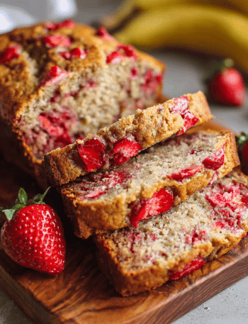 Strawberry Banana Bread