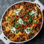 Protein Nacho Casserole