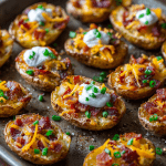 Cheesy Game Day Potato Skins