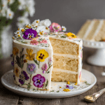 Flower Lemon Cake