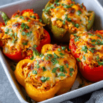 Easy Chicken Stuffed Peppers