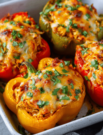 Easy Chicken Stuffed Peppers
