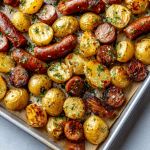 Sheet Pan Sausage and Potatoes