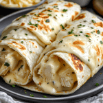 Garlic Chicken Wraps