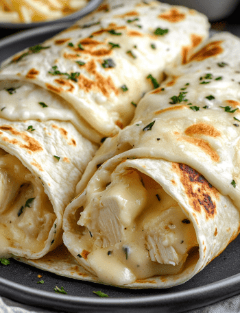 Garlic Chicken Wraps