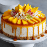 Mango Sticky Rice Cheesecake