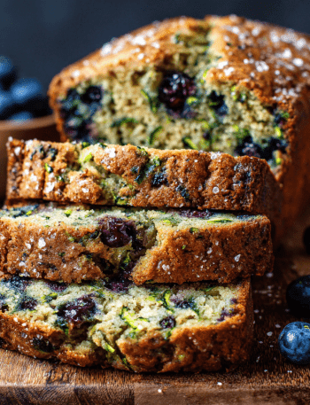 Zucchini Blueberry Bread