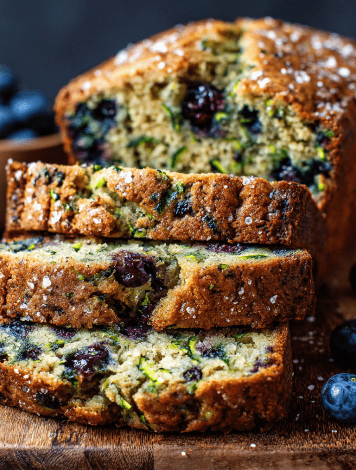 Zucchini Blueberry Bread
