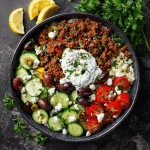 Mediterranean Beef Bowls