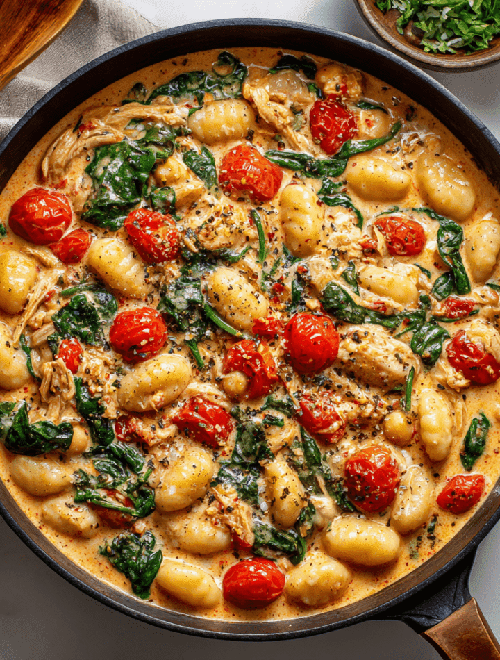 Creamy Tuscan Gnocchi