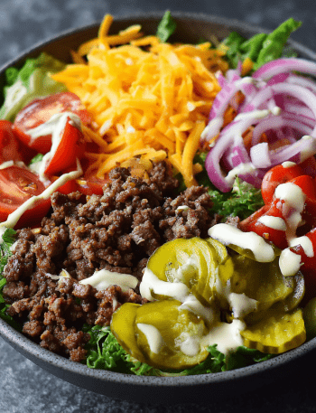 Low Carb Burger Bowl Recipe