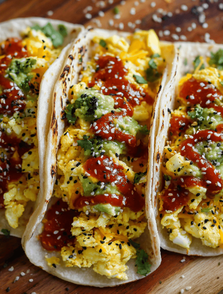 Scrambled Egg Breakfast Tacos