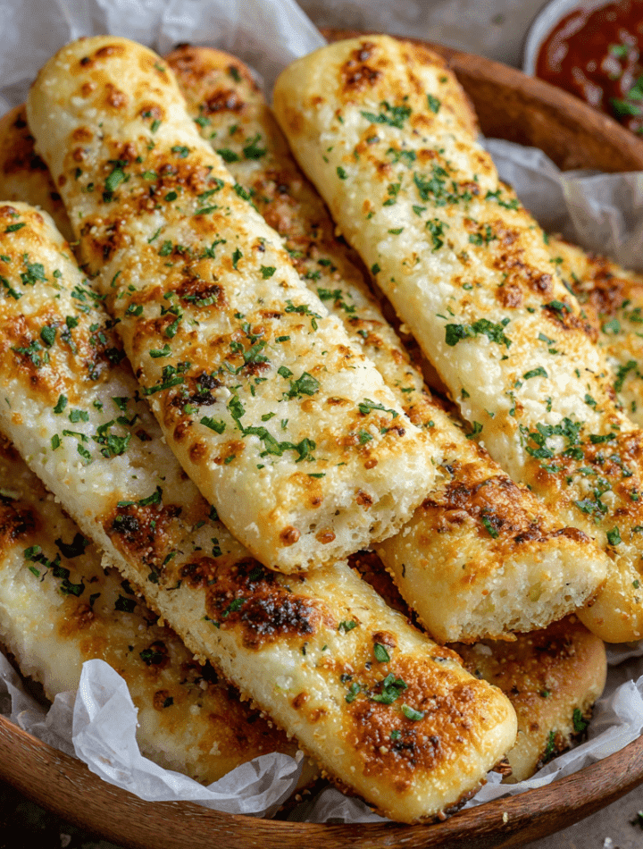 Cheesy Garlic Breadsticks Recipe
