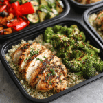 High-Protein Marinated Chicken Meal Prep