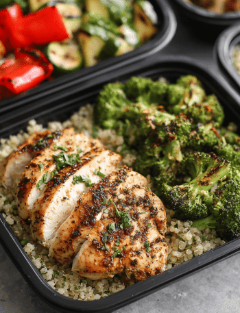 High-Protein Marinated Chicken Meal Prep