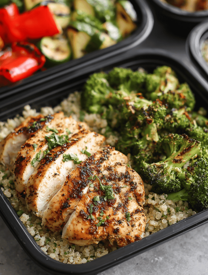 High-Protein Marinated Chicken Meal Prep