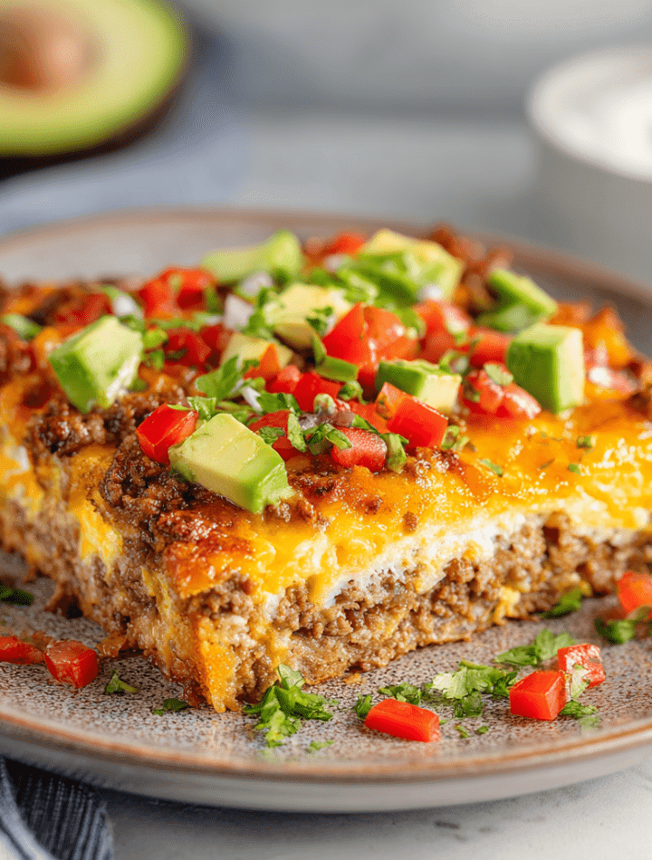 Taco Egg Bake Slabs