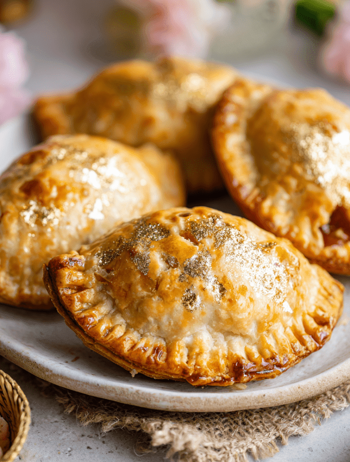 Golden Egg Peach Pies