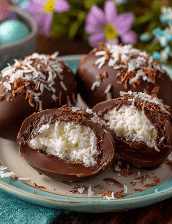 Coconut Cream Chocolate Easter Eggs