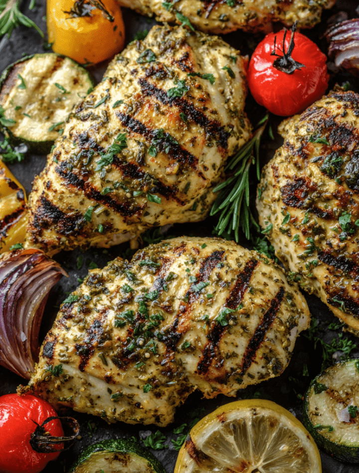 Garlic Lemon Herb Mediterranean Chicken
