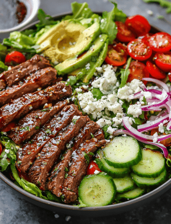 Steak Salad with Balsamic Dressing