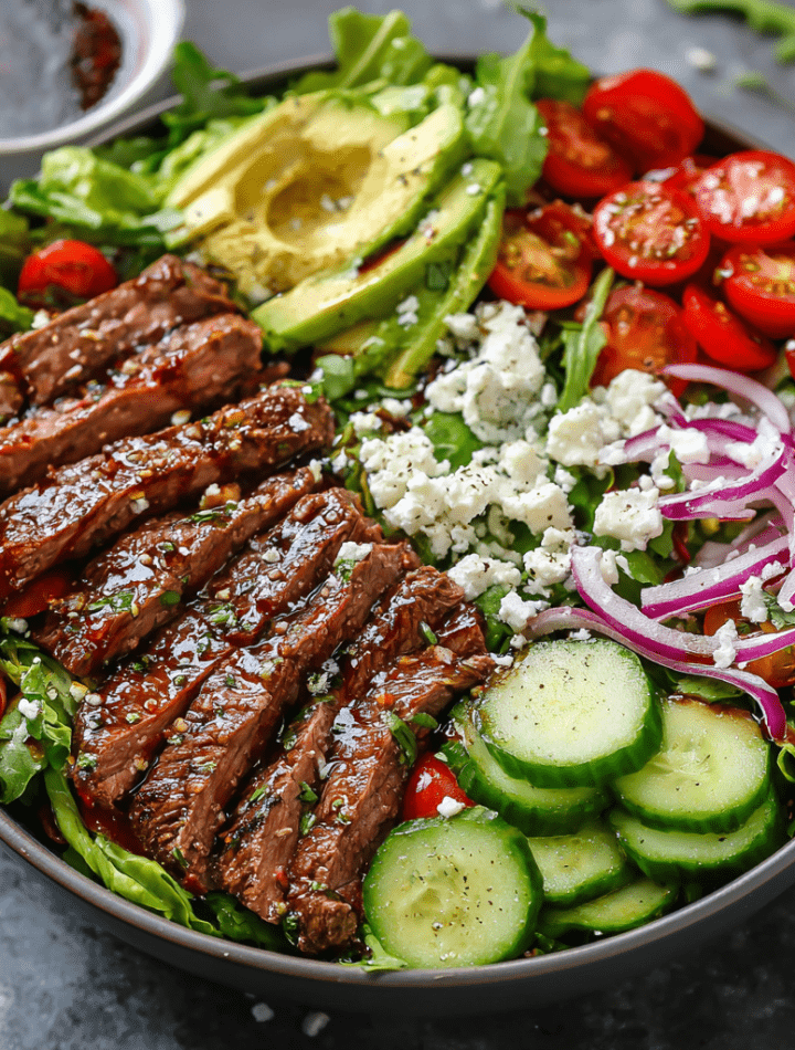 Steak Salad with Balsamic Dressing
