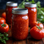 Homemade Canned Tomato Sauce
