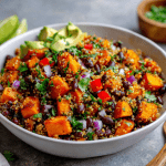 Sweet Potato Black Bean Quinoa Salad