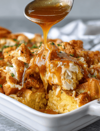 Chicken & Waffles Casserole