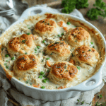 Creamy Chicken & Biscuit Bake