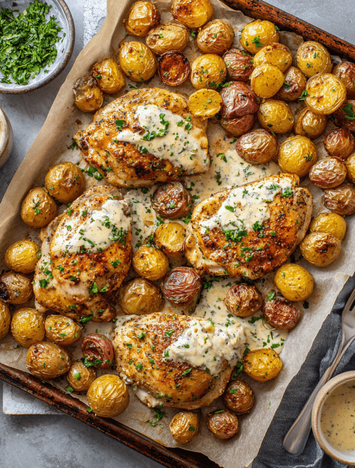 Ranch Chicken with Roasted Potatoes