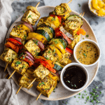 Baked Tofu Skewers (Oil-Free)