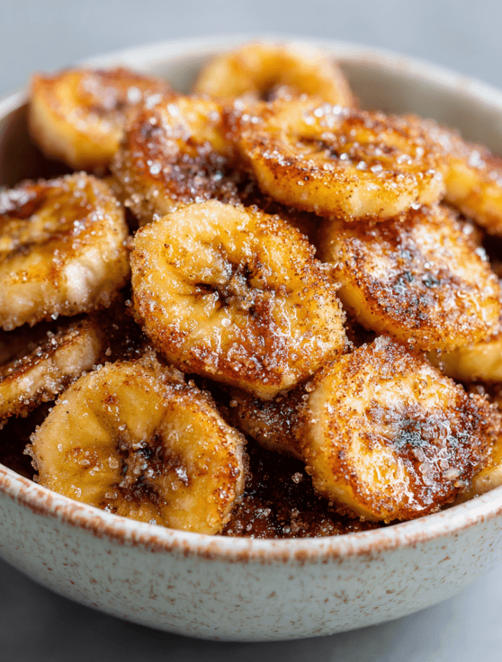 Cinnamon-Sugar Air Fryer Banana Chips