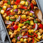 Pineapple Chicken Sheet Pan Dinner