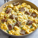 Garlic Steak Tortellini