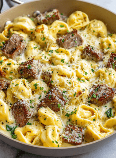 Garlic Steak Tortellini