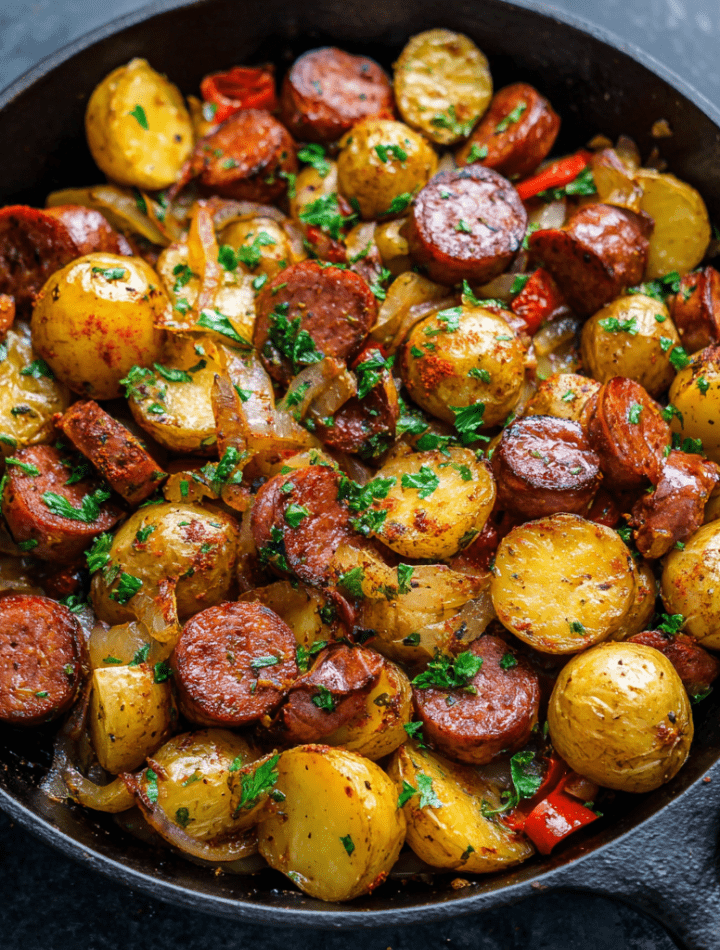 Smoked Sausage and Potato Skillet