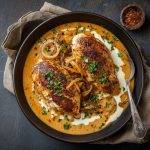 Paprika Cream Chicken Breast