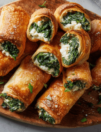 Spinach and Ricotta Rolls