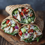 Mediterranean Chicken Wraps